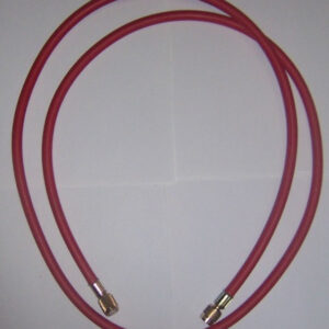 Errecom 3 Metre Charging Hose - Red 1/4sae x 1/4sae