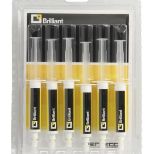 Errecom Brilliant Yellow 6 x7.5ml Cartridges Auto R134a & R1234yf with flex adaptor