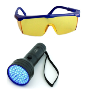 Sure-Glo 51 Ultra Violet Torch & Goggle Set